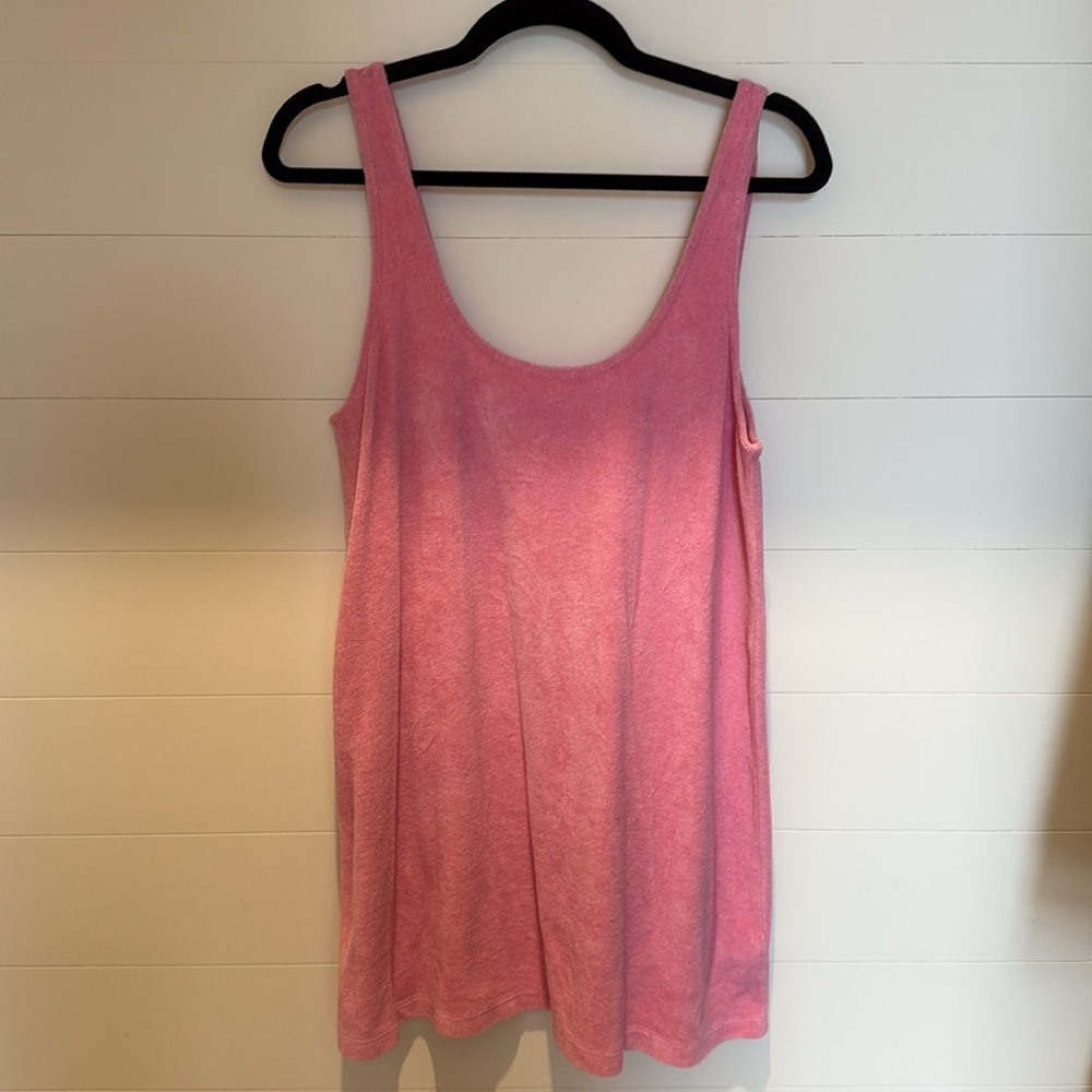 Zara Vibrant Pink Terry Dress